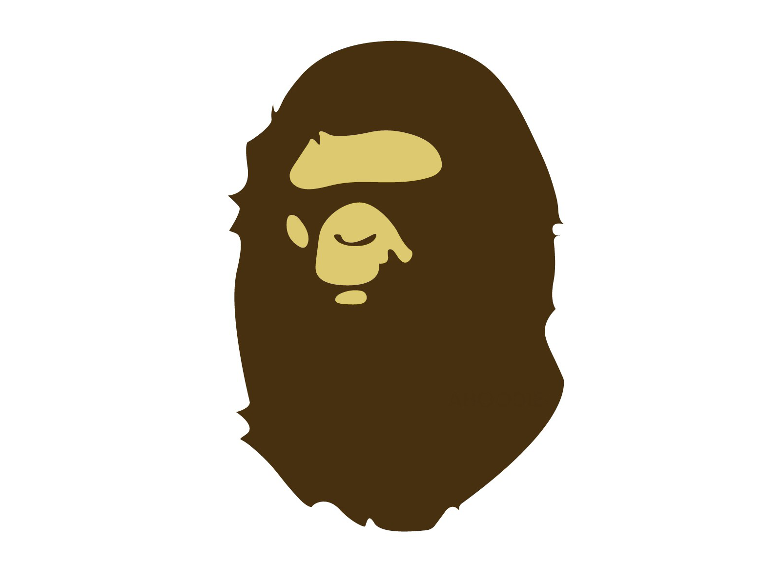 Bape Gorilla Face